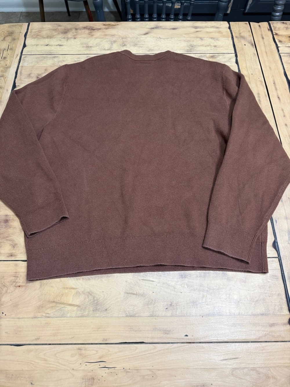 Aritzia TNA Brown Elephant Graphic Crewneck Sweater Women’s Knit Pullover S - Picture 5 of 7